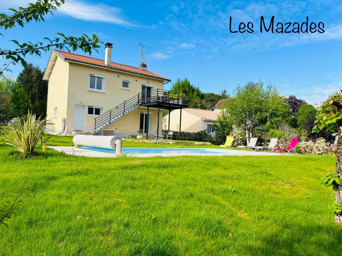 Nouveauté 2022 Maison Les Mazades à 10 min Périgueux avec piscine chauffée Annesse-et-Beaulieu Exterior foto